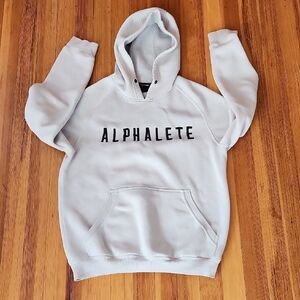Alphalete Light Gray Pullover Hoodie
